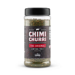 Al Frugoni Chimichurri Sauce Original jar — authentic Argentine herb and spice blend for grilling and BBQ.”