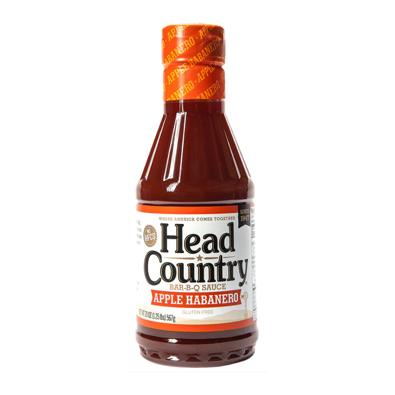 Head Country Apple Habanero Bar-B-Que Sauce bottle