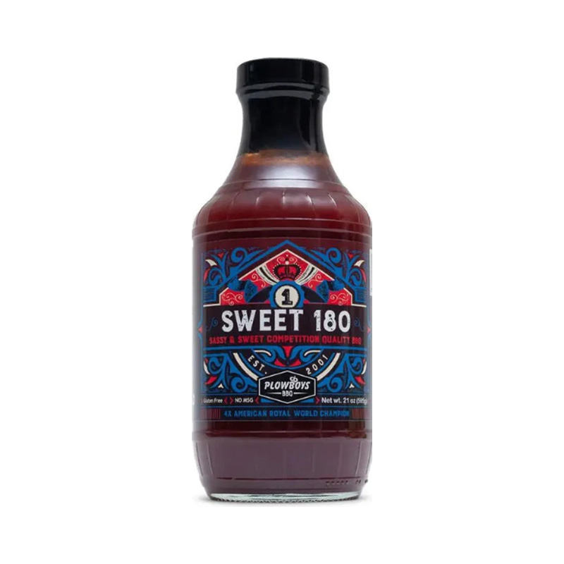 Plowboys Sweet 180 BBQ Sauce bottle
