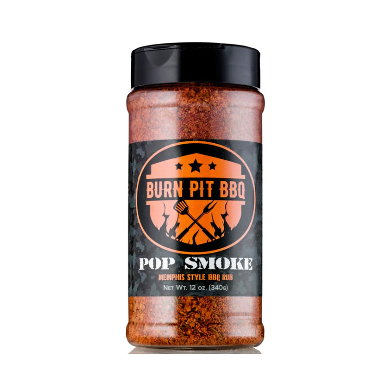 Burn Pit Pop Smoke Memphis Style Rub bottle