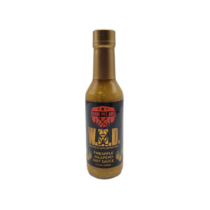Burn Pit W.M.D. Pineapple Jalapeño Hot Sauce bottle