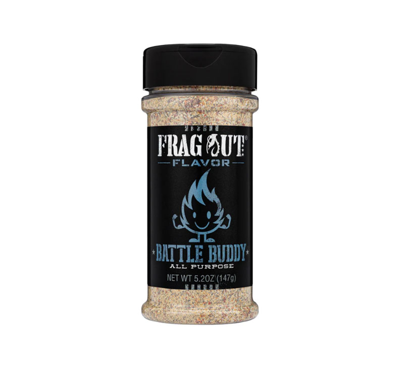 Frag Out Flavor Battle Buddy seasoning bottle