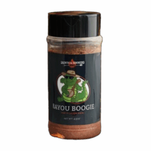 Saints & Sinners BBQ Bayou Boogie Cajun Seasoning bottle