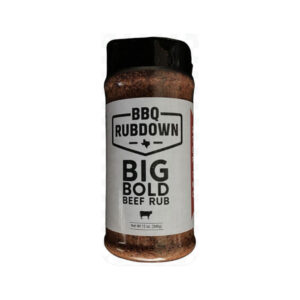 BBQ RUBDOWN Big Bold Beef Rub – Step Two 12 oz bottle