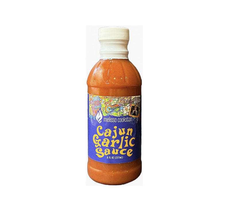 Melissa Cookston Cajun Garlic Sauce 8 oz bottle