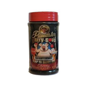 Slap Yo’ Daddy Cherrylicious Ribs Cherry Rub 12 oz jar front label