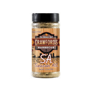 Crawford’s BBQ SA Season All Rub — versatile seasoning for every protein.