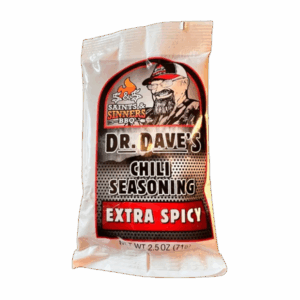 Extra Spicy Chili Seasoning bottle with bold hot pepper blend