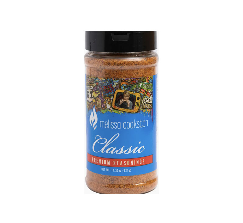 “Melissa Cookston Classic Rub 16 oz bottle signature BBQ seasoning”