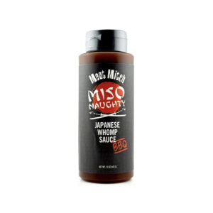 “Meat Mitch Miso Naughty Japanese Whomp Sauce 15 oz bottle front label”