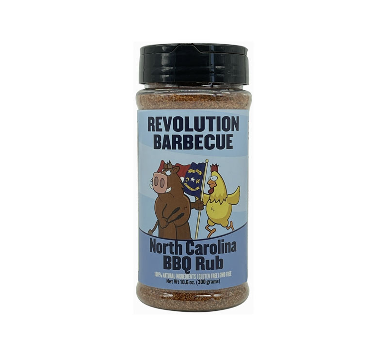 Revolution Barbecue North Carolina BBQ Rub 16 oz bottle – sweet & savory seasoning