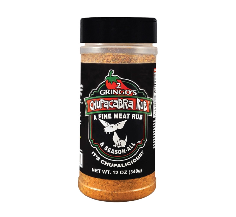 2 Gringos Chupacabra Original Blend seasoning bottle