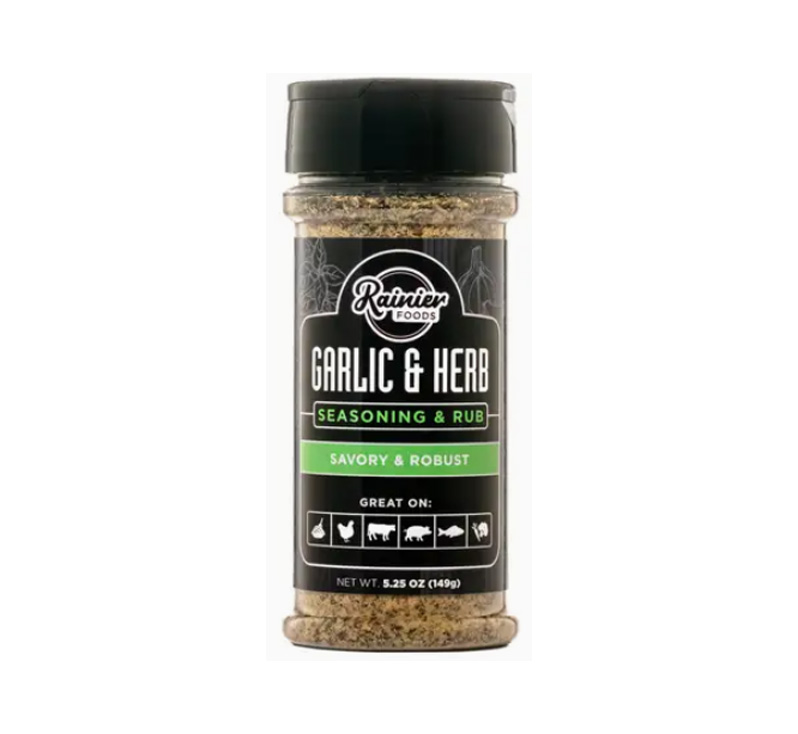 Rainier Foods Garlic & Herb Seasoning 5.25 oz jar