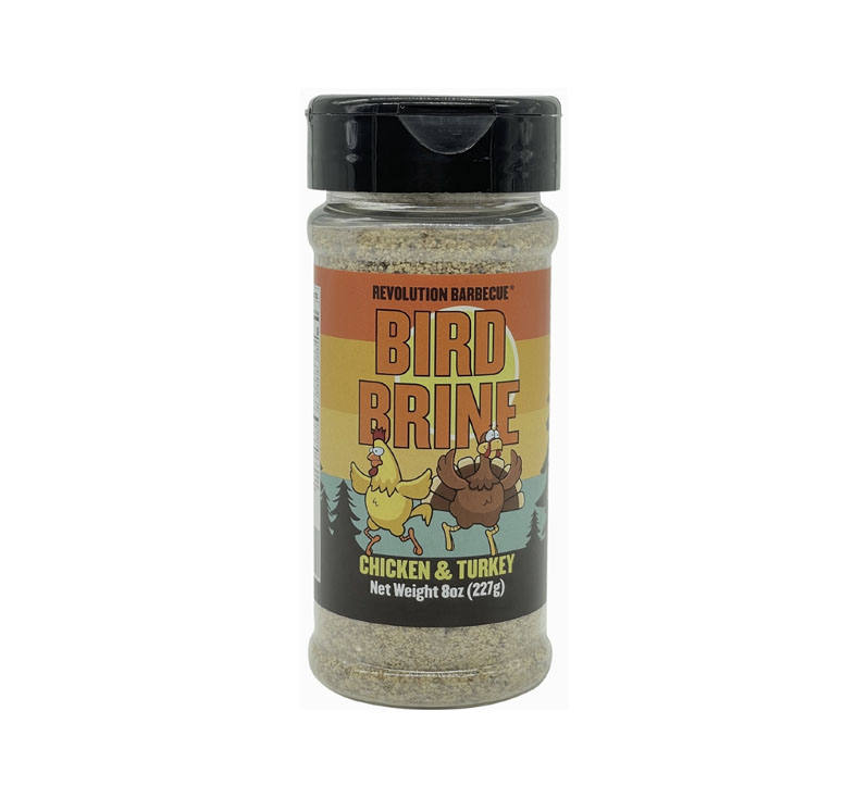 Revolution Barbecue Bird Brine bottle – gourmet poultry brining blend