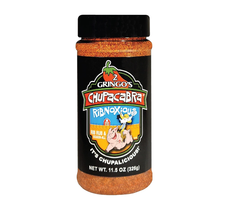 2 Gringos Chupacabra Ribnoxious Rub bottle