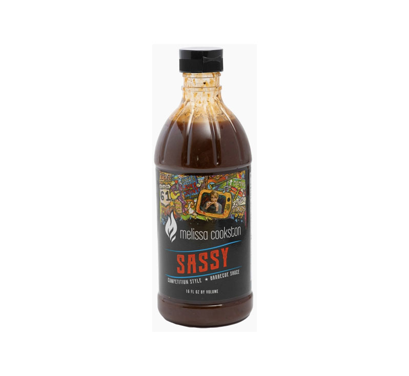 Melissa Cookston Sassy Sauce 16 oz bottle vinegar BBQ sauce