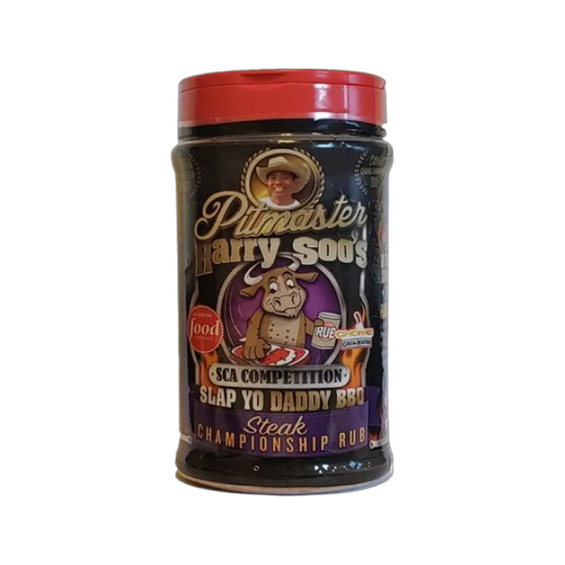 Slap Yo’ Daddy SCA Competition Steak Rub 12 oz bottle front label