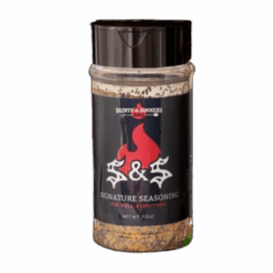Saints & Sinners BBQ Signature Seasoning all-purpose blend bottle