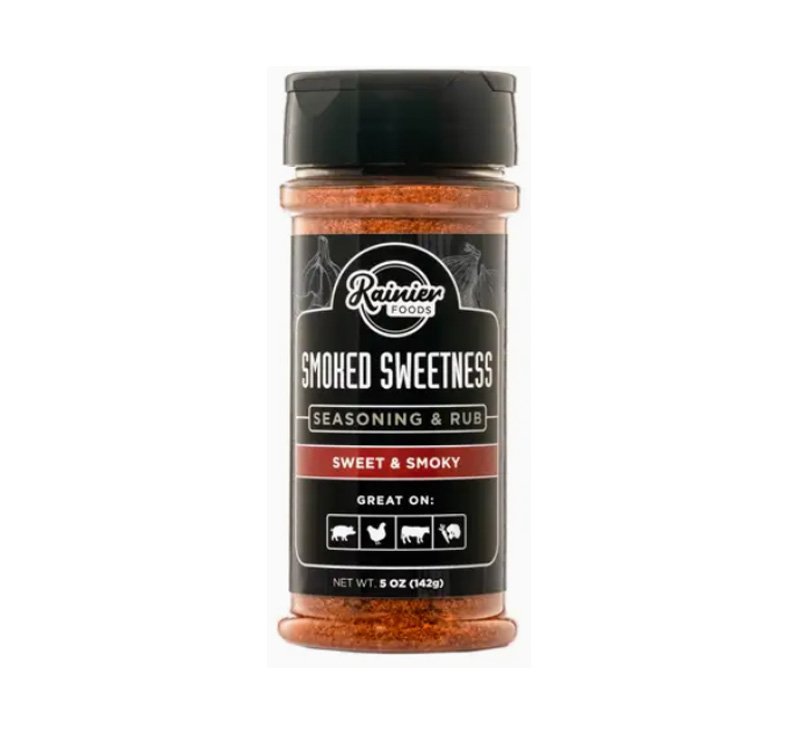 Rainier Foods Smoked Sweetness Seasoning & Rub 5 oz bottle