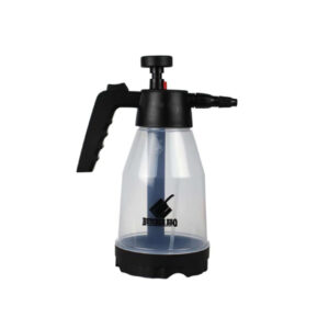 Butcher BBQ spray bottle with pump handle front view