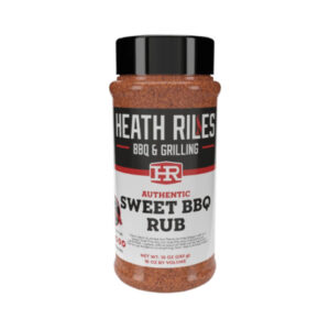 Heath Riles Sweet BBQ Rub seasoning bottle