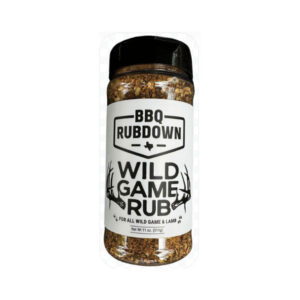 BBQ RUBDOWN Wild Game & Lamb Rub 11 oz shaker bottle