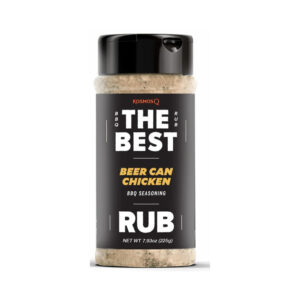 “Kosmos Q The Best Beer Can Chicken Rub 12.2 oz shaker front label”