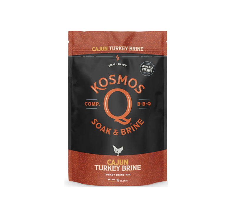 “Cajun Turkey Brine package for juicy, spicy Cajun-style turkey”