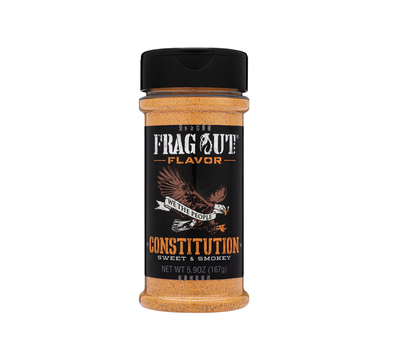Frag Out Flavor Constitution seasoning bottle