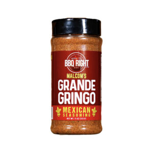 “Malcom’s Grande Gringo Mexican Seasoning 16 oz jar front label”