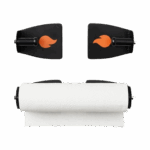 Magnetic paper towel holder for grills and smokers