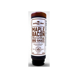 Bottle of Whiskey Bent BBQ Maple Bacon BBQ Sauce