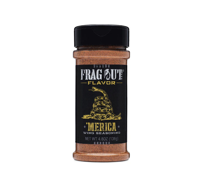 Frag Out Flavor ’Merica seasoning bottle