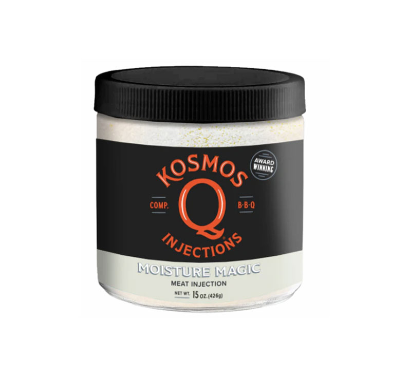 “Bag of Moisture Magic Injection BBQ Phosphates for tender, juicy meat”