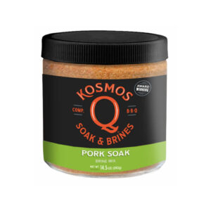 “Pork Soak Brine package for juicy, tender pork”