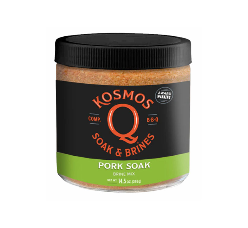 “Pork Soak Brine package for juicy, tender pork”