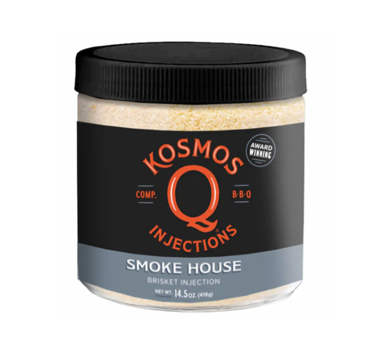 “Bag of Smoke House Reserve Blend Brisket Injection for smoky, juicy brisket”
