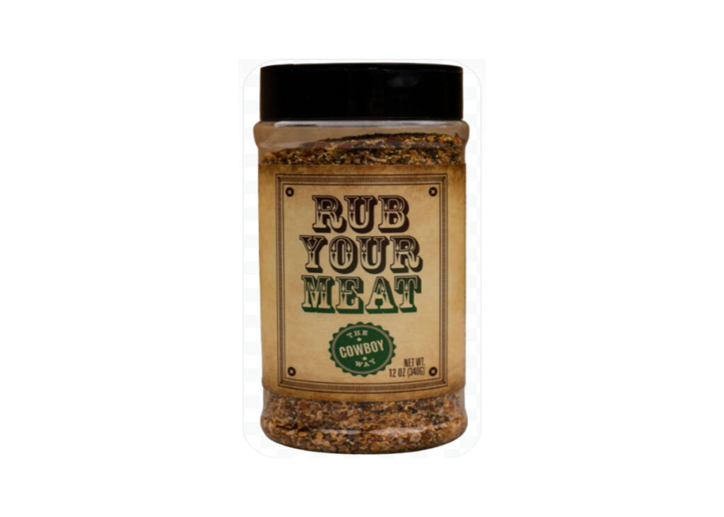 The Cowboy Way dry rub 12 oz jar by Rub Your Meat