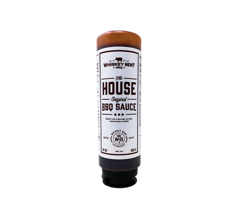 The House BBQ Sauce bottle