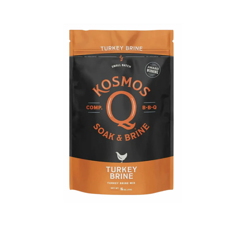 “Kosmos Q Turkey Brine package for juicy and tender turkey”