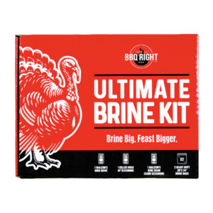 “HowToBBQRight Ultimate Brine Kit bundle packaging front view”