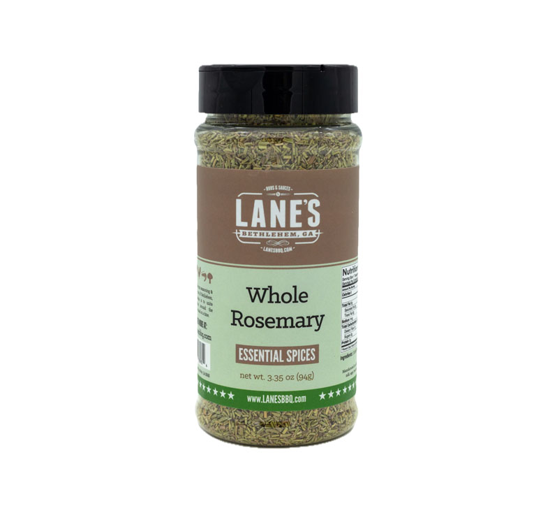 Lane’s BBQ Whole Rosemary seasoning container