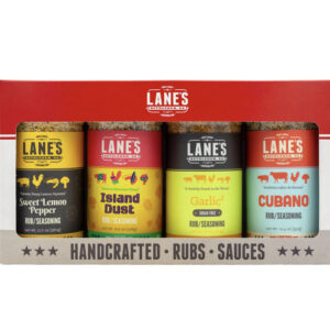 Lane’s BBQ Best of Lane’s 4 pack seasoning rub bottles