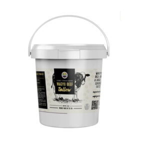 7.5 lb container of kettle rendered beef tallow