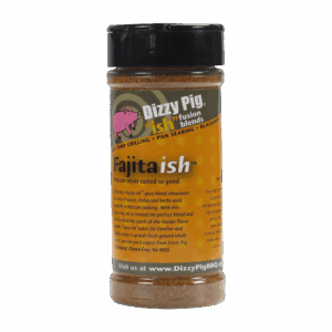 Dizzy Pig Fajita-ish Tex-Mex seasoning shaker