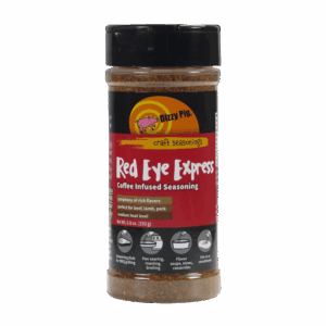 Dizzy Pig Red Eye Express coffee BBQ seasoning shaker