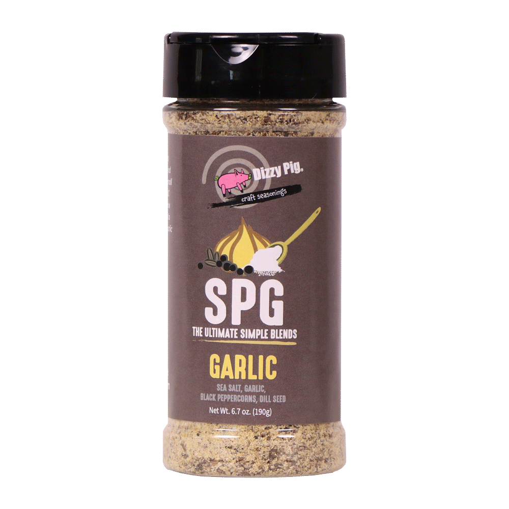 Dizzy Pig Garlic seasoning shaker