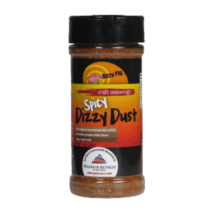 Dizzy Pig Spicy Dizzy Dust BBQ seasoning shaker