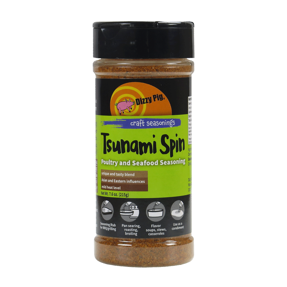 Dizzy Pig Tsunami Spin Asian seasoning shaker