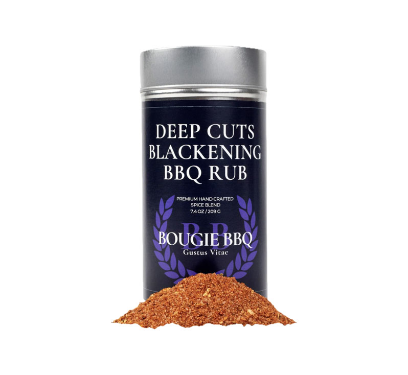 Bougie BBQ Deep Cuts Blackening BBQ Rub bottle